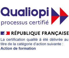 Logo Qualiopi — processus certifié, Action de formation